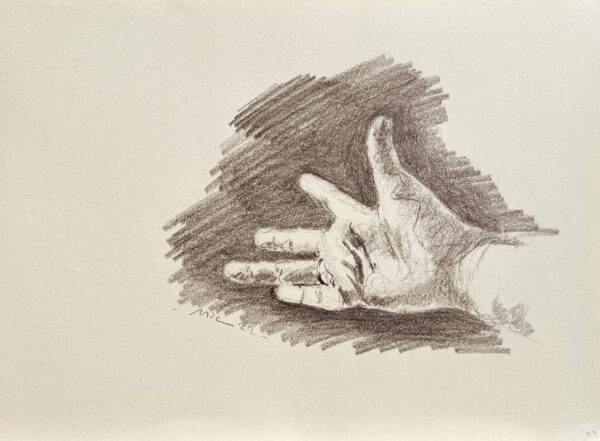 Dessin Main n°3 - Crayon graphite sur papier 29 x 40