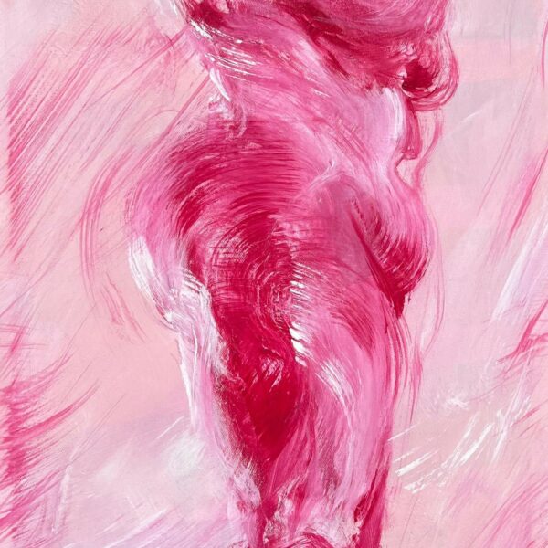 Tableau - I'm your Venus - La grâce Indocile - Acrylique sur toile - 80 x 33