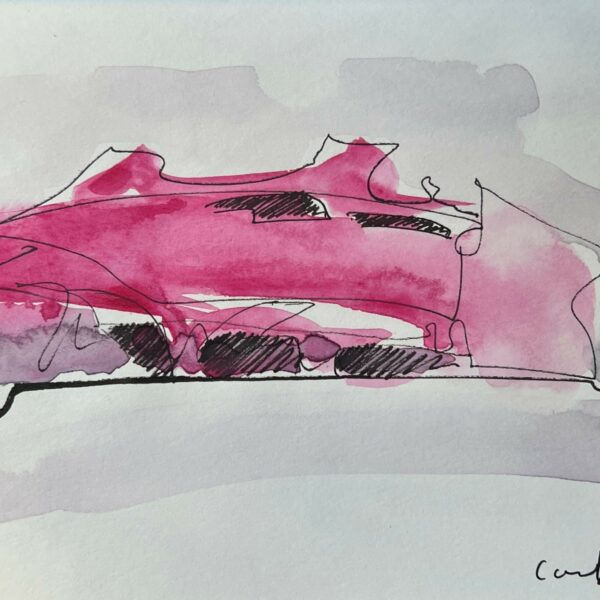 Dessin - LYON - Musée des Confluences - Aquarelle et Feutre sur papier - 14,5 x 23